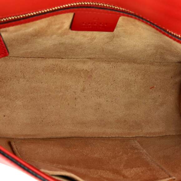 Gucci Sylvie Shoulder Bag Leather Small #152416G98B - Picture 6 of 11